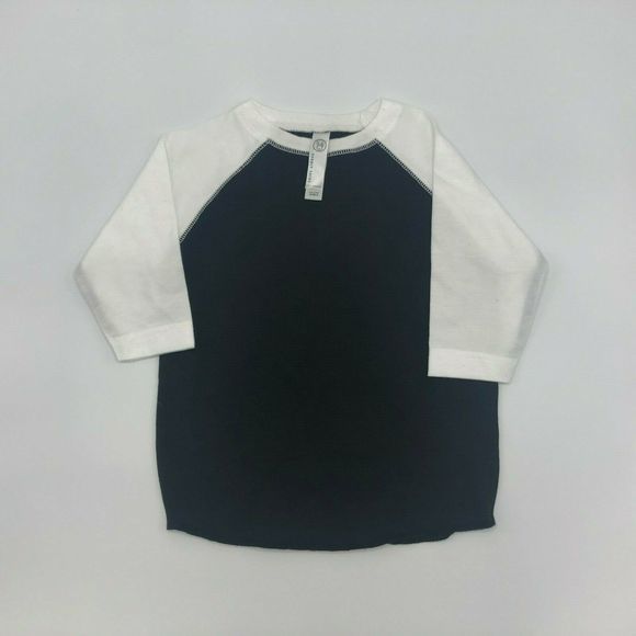 Rabbit Skins Infant Boys‎ T-Shirt Black Top Size 2 - Picture 3 of 6